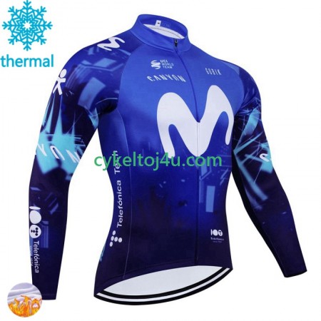 Movistar Cykeltrøje Viter Thermal Fleece 2024